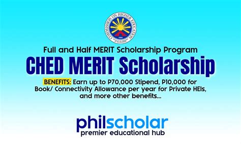 How to Apply CHED Full and Half Merit Scholarship .